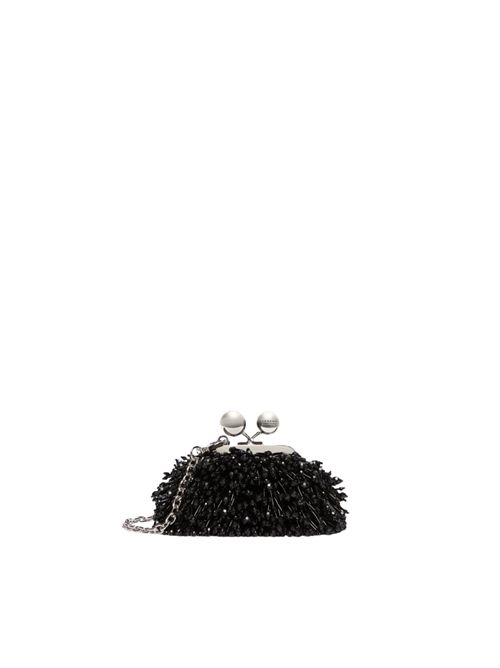 Pasticcino Bag Nano Dotto in raso e paillette Nero WEEKEND MAX MARA | 2525726024600001